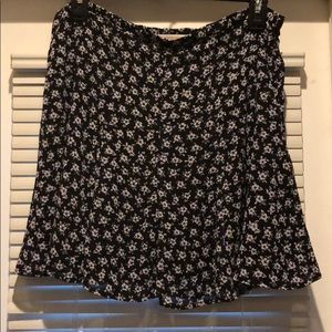 Michael kors blue and white floral skirt